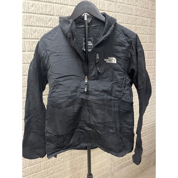 The North Face Jackets & Blazers - The North Face Black Fleece Jacket Full Zip Logo‎ Embroidered Women's Medium